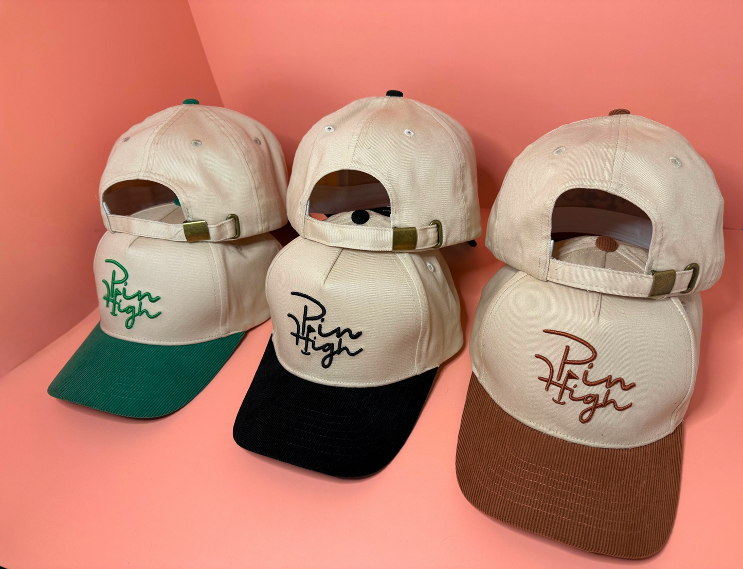 Corduroy Brim Strap Back