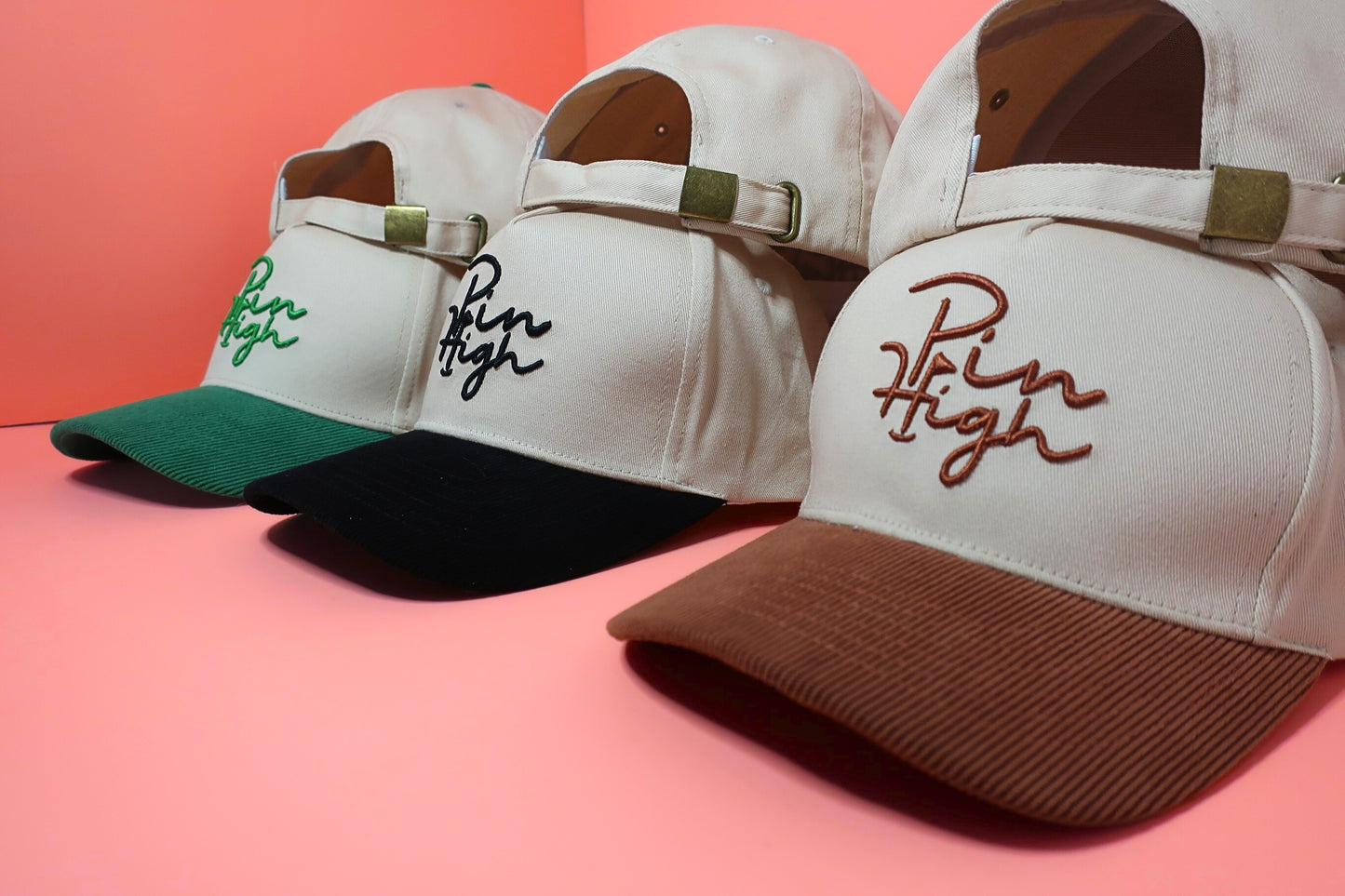 Corduroy Brim Strap Back